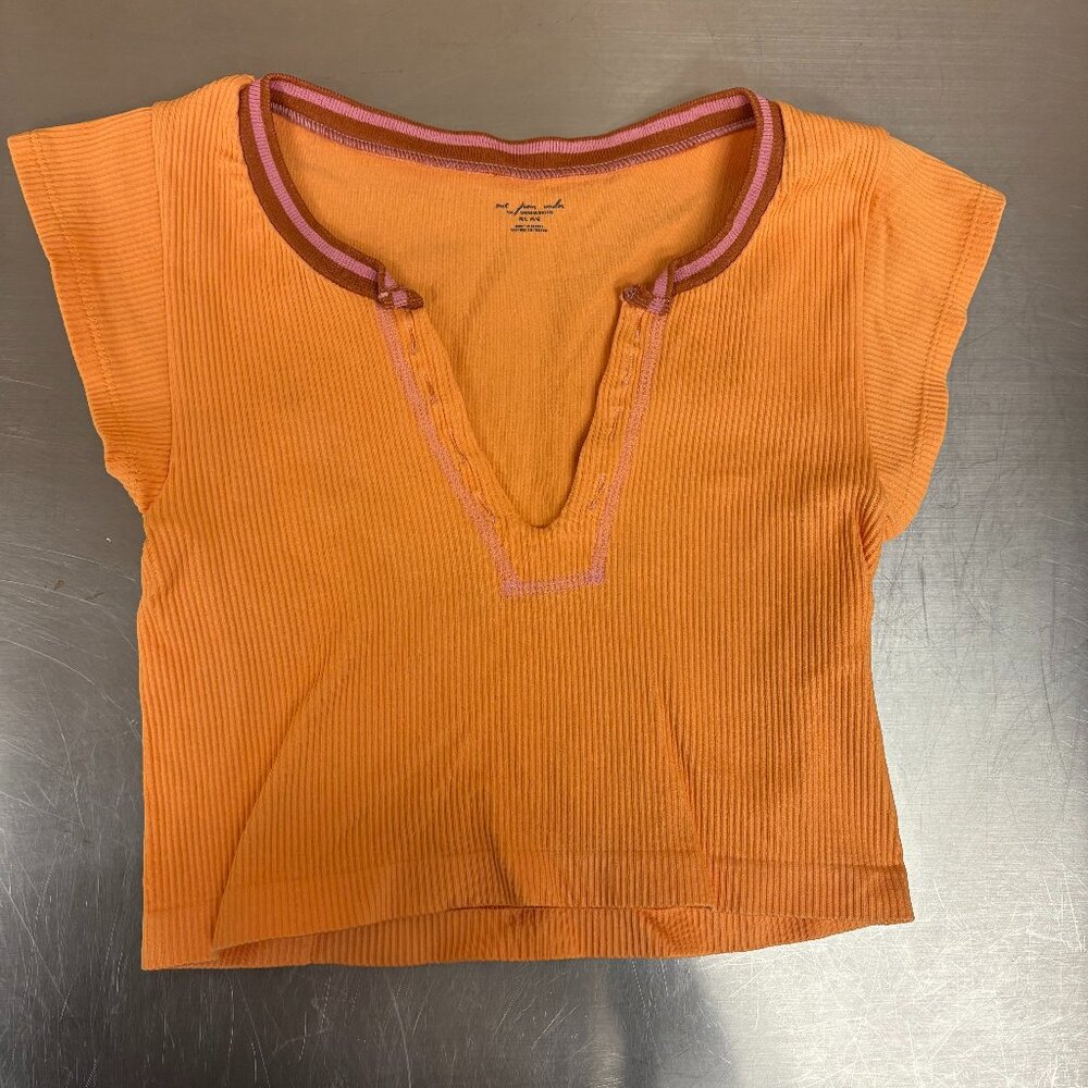 Urban Outfitters Tangerine Crop Top